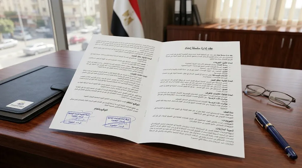 [TRD-01-002-0001] عقد إدارة سلسلة إمداد